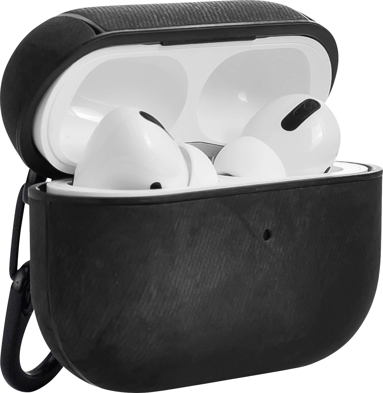 Kuti mbrojtëse TerraTec AirBox Fabrik për AirPods Pro, me karabiner, e zezë