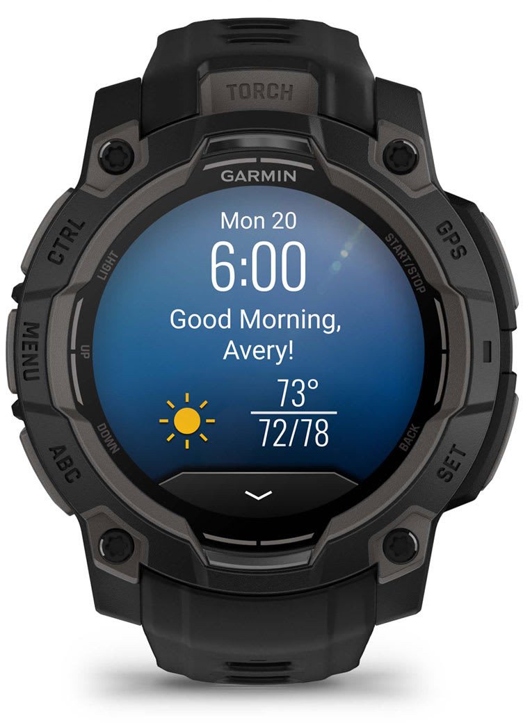 Orë Garmin Instinct 3 AMOLED, 45 mm, e zezë