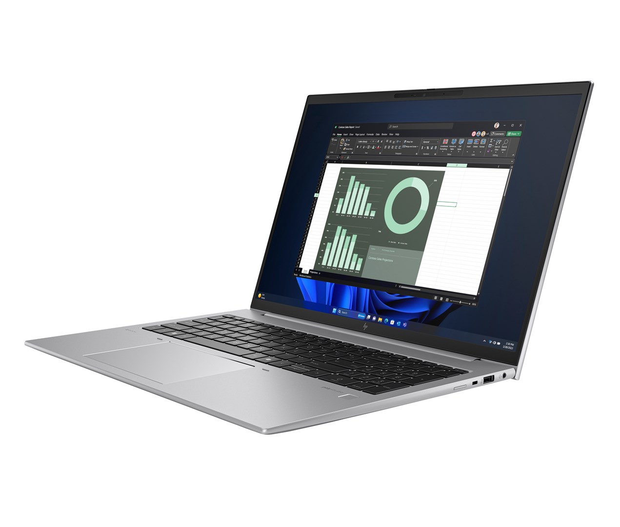 Laptop HP ZBook Firefly G11, 16\" допирен екран, Intel Core Ultra 5, 32GB RAM, 1TB SSD, RTX A500, сребрен