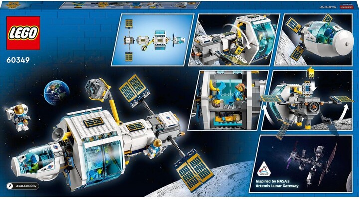 Set LEGO® City 60349 Lunar Space Station, 500 pjesë