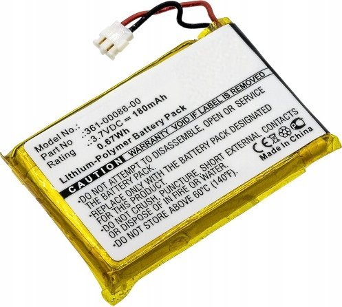 Bateri Li Polymer për smartwatch Garmin, GRM0371754, për Forerunner 225 235 630 735XT Approach G10