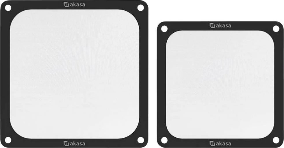 Магнетен филтер за вентилатор за компјутер Akasa, 140mm, црн
