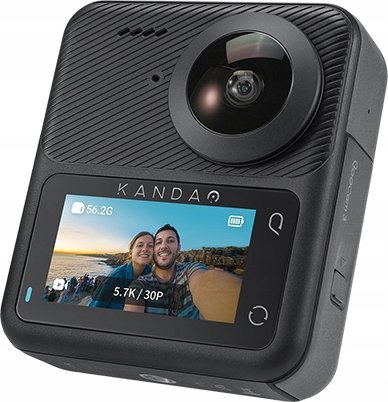 Kamerë aksion Kandao QooCam 3 360°, Travel Combo, e zezë