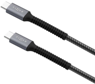 Kabllo USB FIXED Armor USB C në USB C, 1.2 m, 240W PD, gri