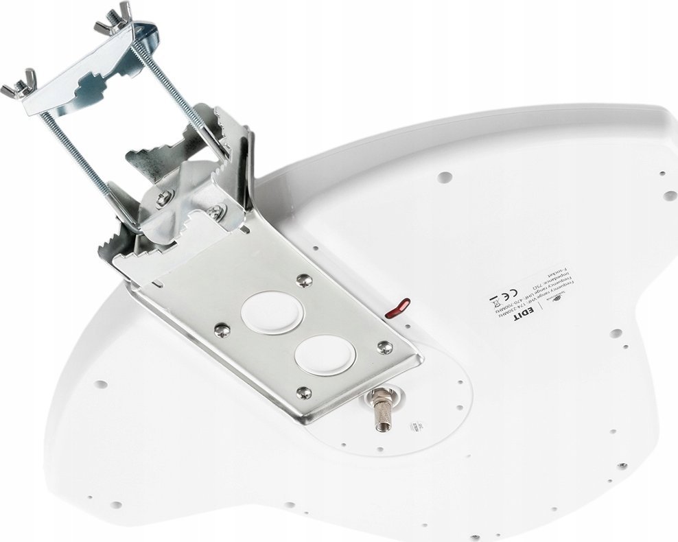 Antena TV Spacetronik DVB-T2 EDIT LTE 5G, për shtëpi dhe camper, pjatë + antenë