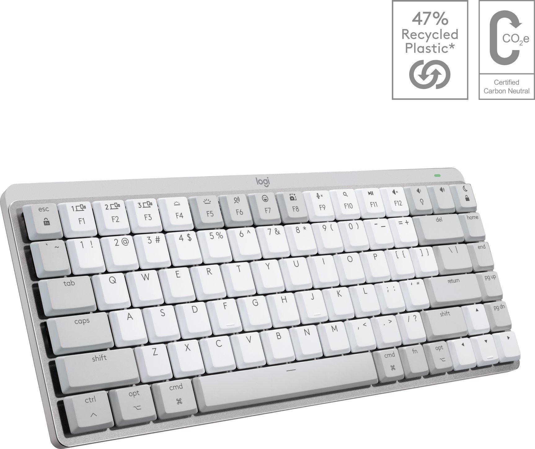 Set tastierë dhe kamerë Logitech MX Mechanical Mini for Mac 920-010799 dhe Brio 100 960-001585, pa tela, Full HD 1080p, gri