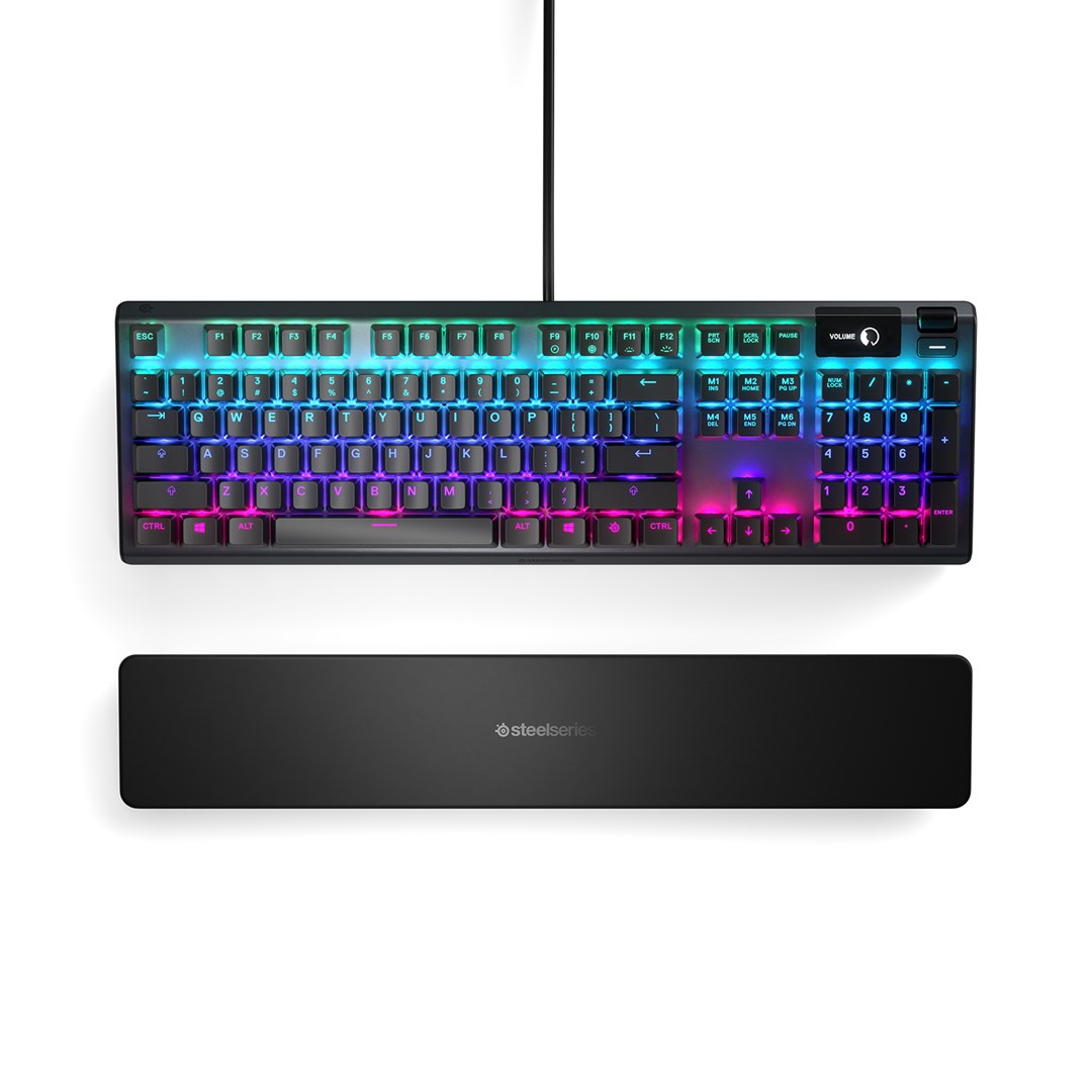 Tastierë lojërash SteelSeries Apex 5, Hybrid Blue, e zezë
