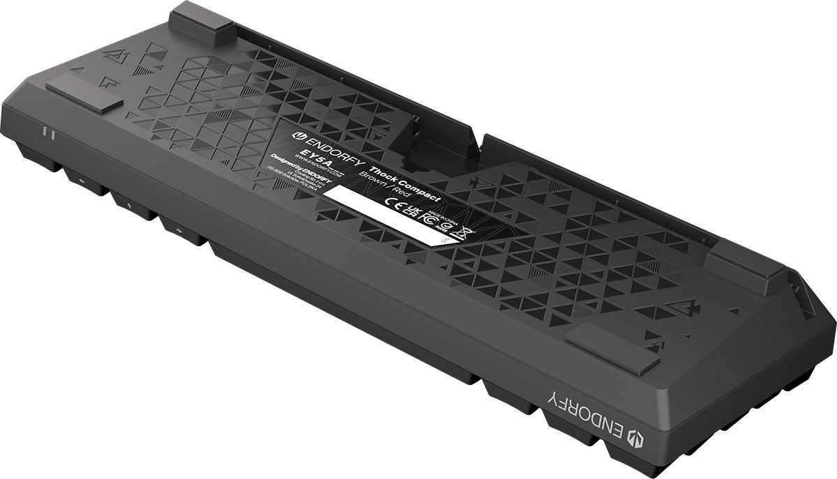 Tastierë mekanike Endorfy Thock Compact, USB, Kailh Red, RGB, e zezë