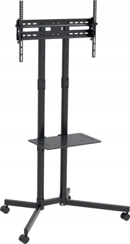 Stativ TV Maclean MC-951, 32-70", VESA 600x400, në rrota, i zi