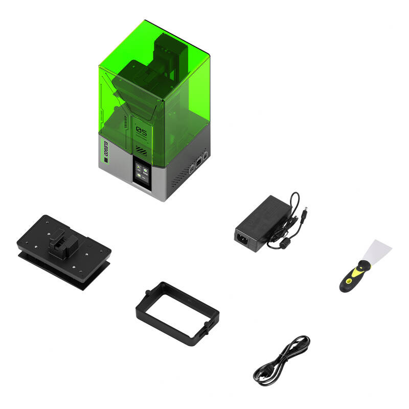 Printer 3D Elegoo Mars 5, SLA, LCD 4K, vetë-nivelues, jeshil