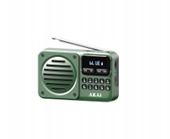 Radio portative Akai APR-300, xhepi, ekran dixhital, e gjelbër