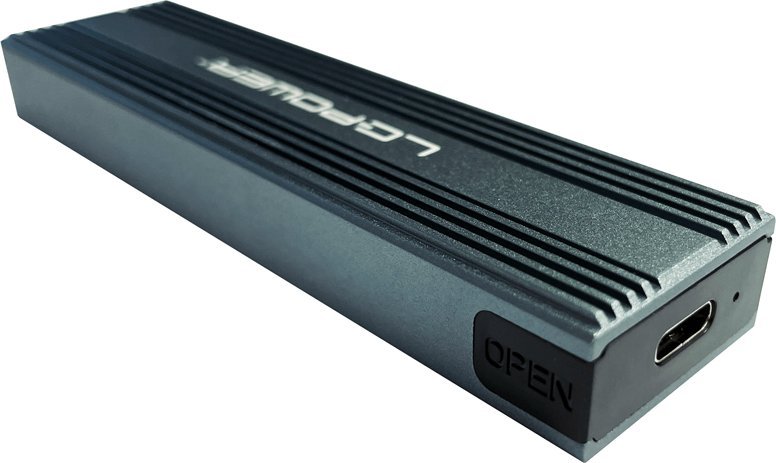 Kuti eksterne për SSD M.2 LC-Power LC-M2-C-MULTI-3, NVMe dhe SATA, antracit