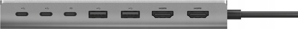 Docking station Belkin INC015BTSGY CZ, USB C, 8 porta, 4K, gri alumini