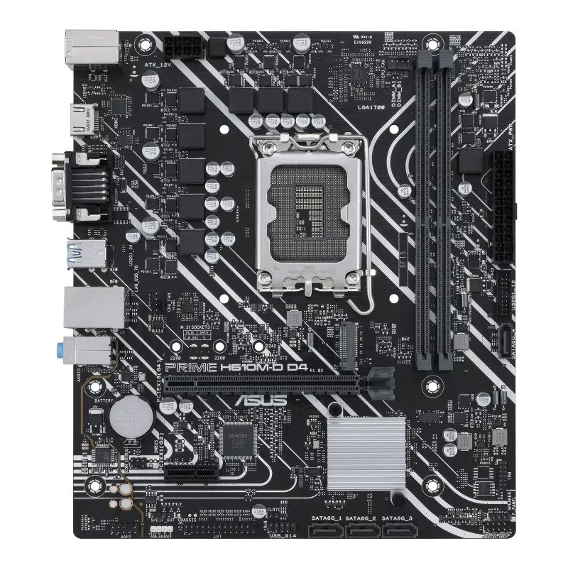 Pllakë amë ASUS PRIME H610M-D D4, LGA 1700, mATX
