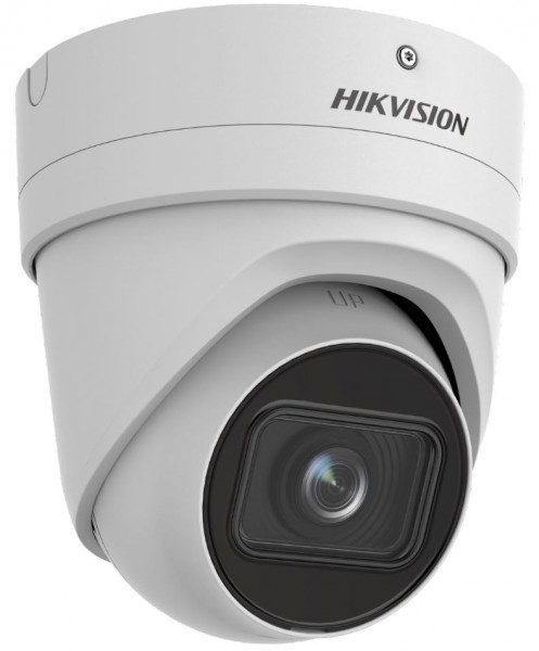 Kamerë sigurie Hikvision 6MP IP Turret Dome, 2.8–12mm, IR 40m, IP66, e bardhë