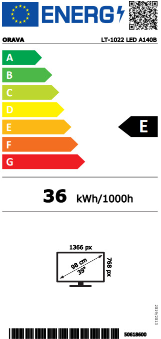 Televizor Orava LT-1022 - 39''(98cm), HD, i zi