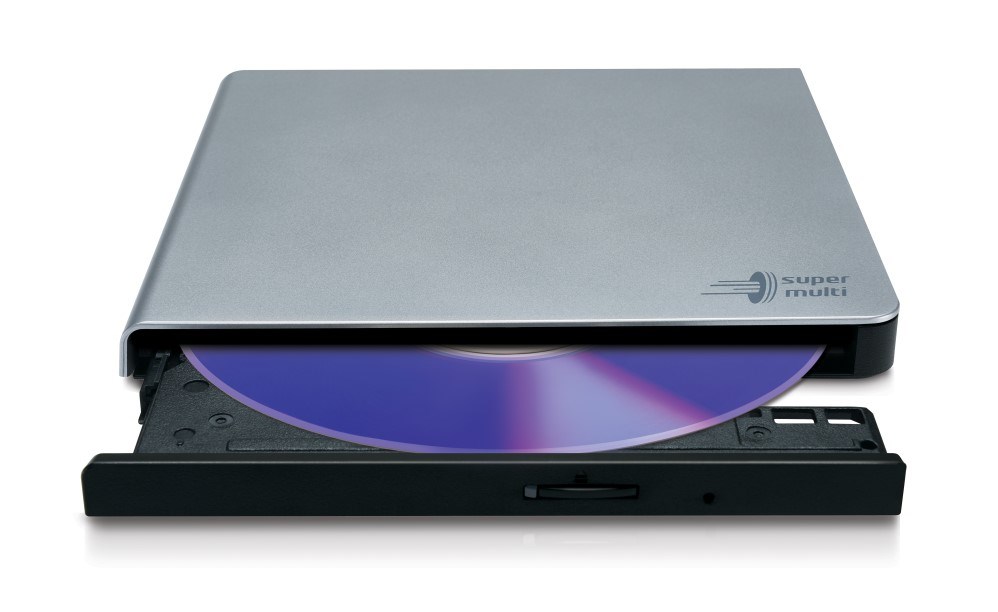 DVD shkrim/lexim Hitachi-LG Slim Portable, USB 2.0, i argjendtë