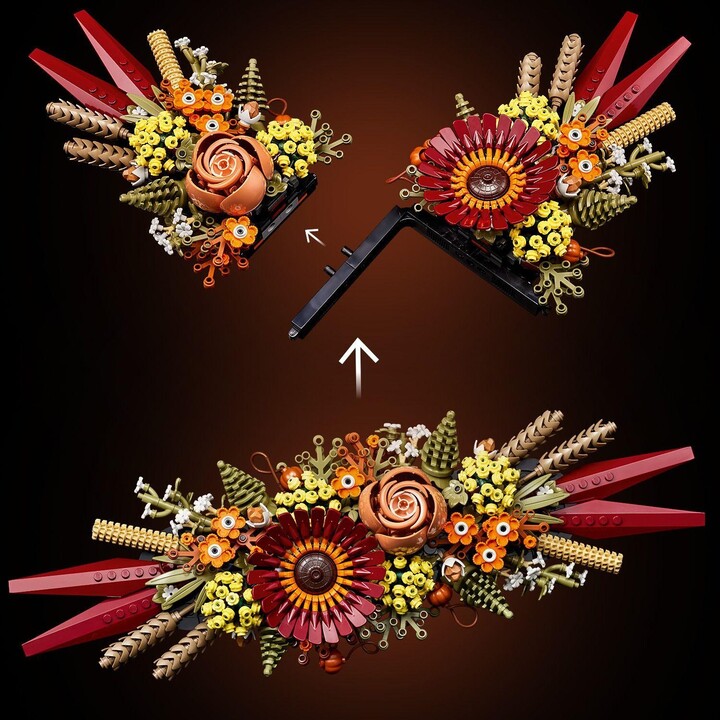 Set LEGO® Icons 10314 Dried flower decoration, 812 pjesë
