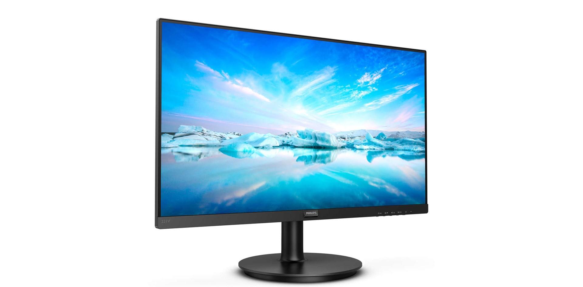 Monitor Philips V Line, 21.5", 1920 x 1080, Full HD, 75 Hz, i zi