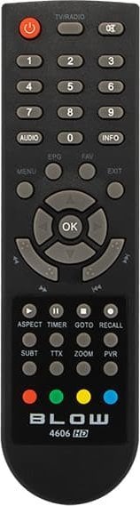 Pilotë Blow për 4606HD DVB-T, me tuner funksional, i zi