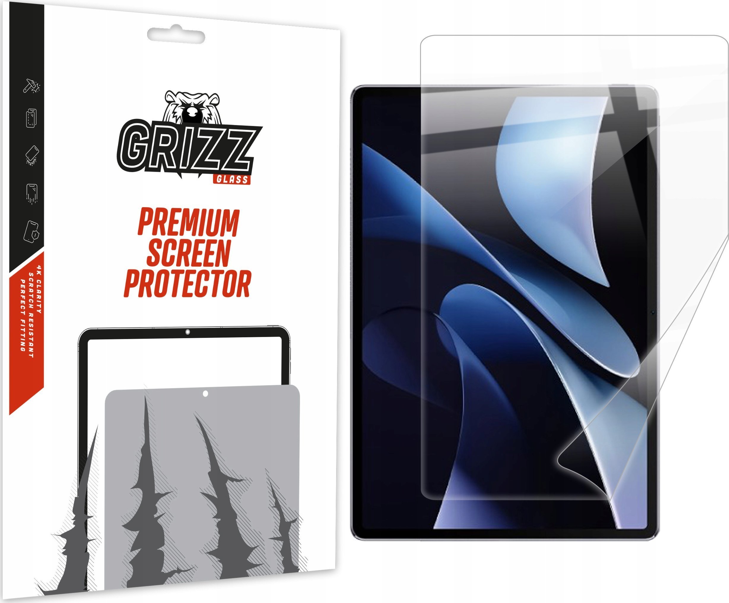 Folio mbrojtëse ekrani Grizz CeramicFilm për Huawei MatePad Air 2024, qelqi keramik, transparente