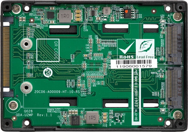 Përshtatës për disk QNAP QDA-U2MP - U.2 NVMe në dual M.2 NVMe SSD