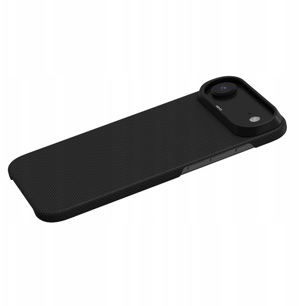 Mbështjellës YAXO Aramid Fiber Ultra Slim për iPhone Air, MagSafe, e zezë