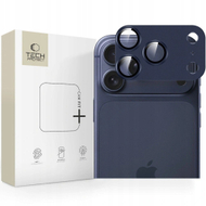 Mbrojtëse kamerë Tech-Protect Camfull Fit+ për iPhone 17 Pro Max, xham i fortifikuar, 1 copë, blu e errët