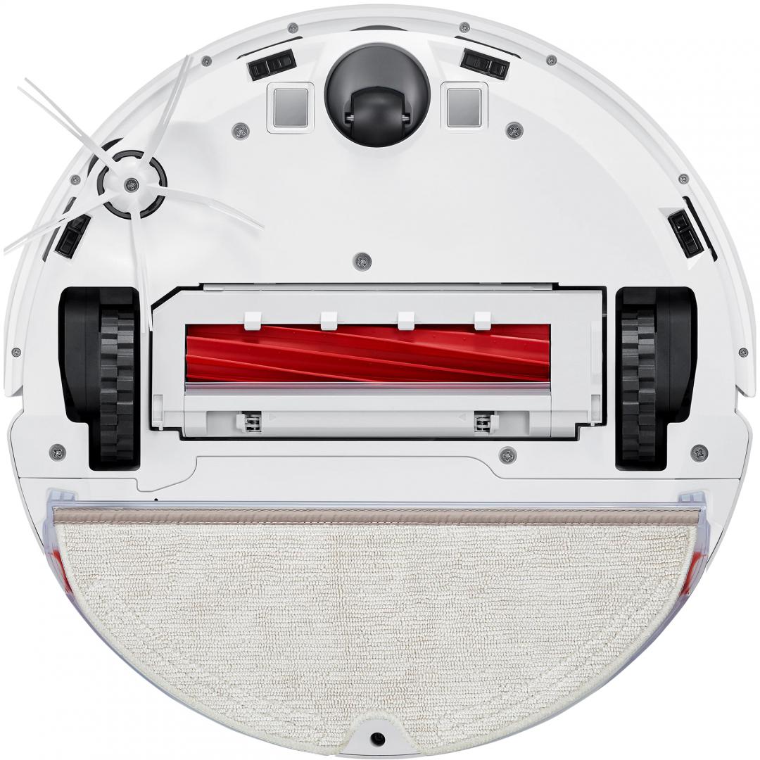 Fshesë me robot Roborock RBR-8010415, pastrim i thatë dhe me ujë, Wi‑Fi, e bardhë