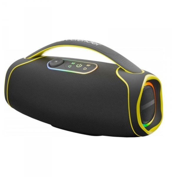 Kaltoparlant portativ Defonseca Beatbox 100, Bluetooth 5.3, IPX5, me LED, i zi