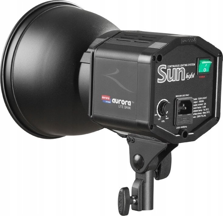 Lampë vazhduese Aurora Sun Light SH-224, 1000W, 3200K, e zezë