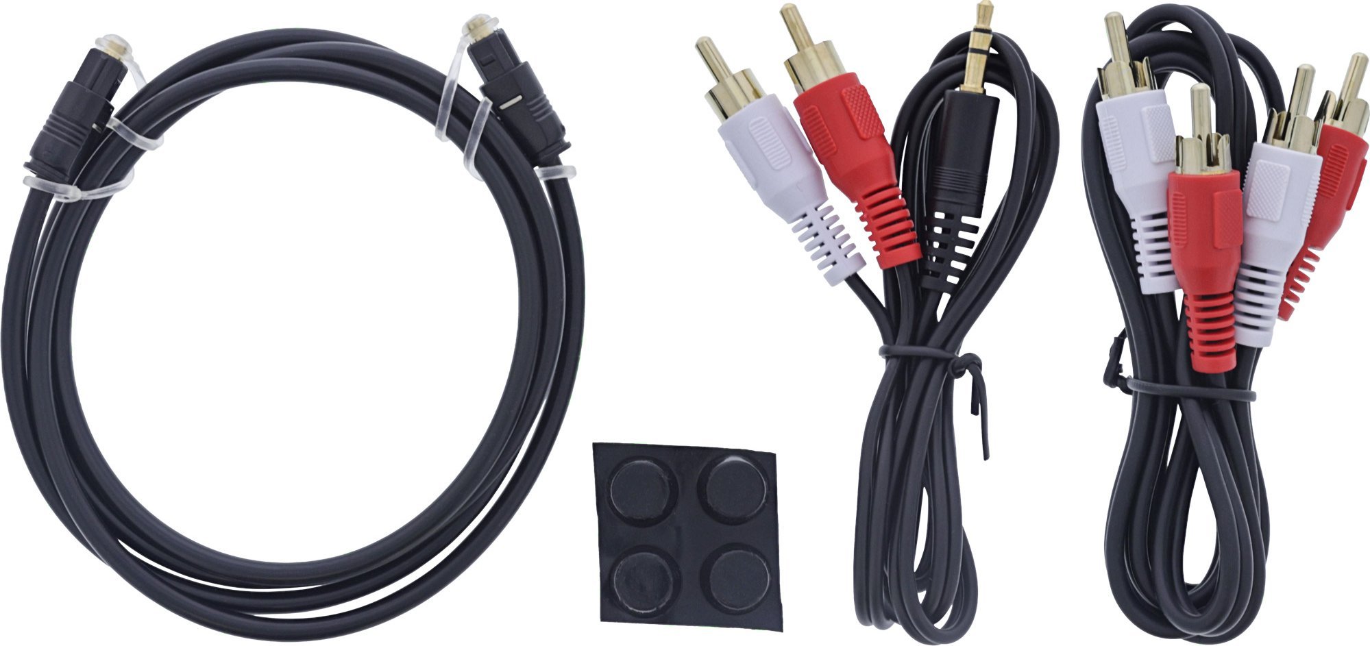 Receiver Bluetooth InLine HiFi 5.1 dhe USB DAC, RCA dhe Toslink, me ekran, i zi