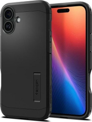 Mbulesë telefoni Spigen Tough Armor MagSafe, për iPhone 16 Plus, magnetike, e zezë