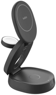 Stacion karikimi Belkin Foldable Magnetic 3 in 1, Qi2, i zi