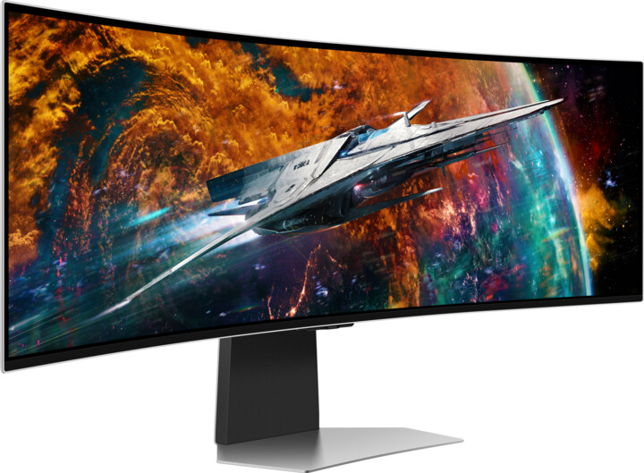 Monitor Samsung Odyssey OLED G9 (G95SC) Smart, 49", DQHD, i argjendtë
