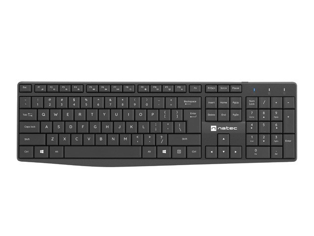 Set tastierë dhe maus Natec Squid, 1600 DPI, i zi