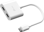 Adapter USB C J5create JCA365, Dual USB C, 4K, Power Delivery 100W