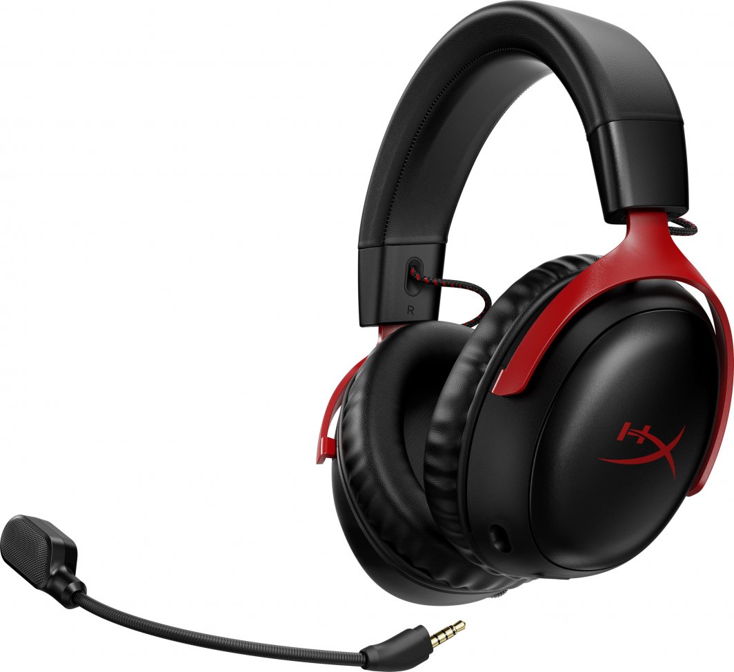 Kufje HyperX Cloud III Wireless, të zeza/ kuqe