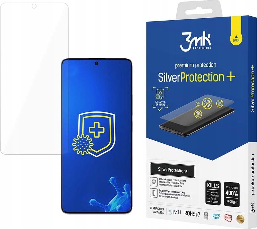 Folie mbrojtëse 3MK Impact Resistant për Redmi Note 13 Pro Plus, rezistente ndaj goditjeve, transparente