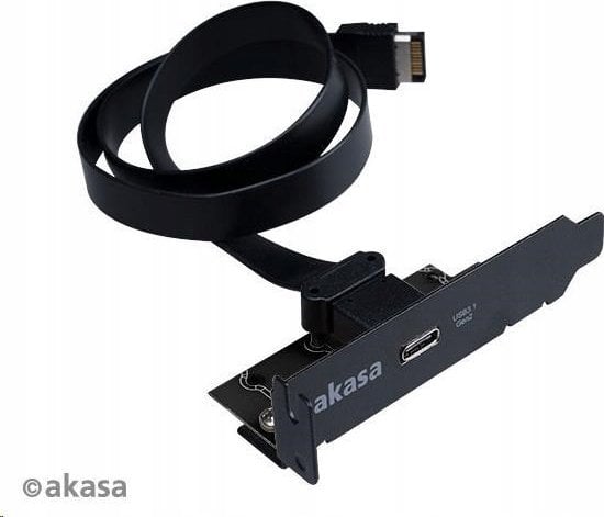 Adapter PCI Akasa Low Profile, USB 3.1 Type C, i zi