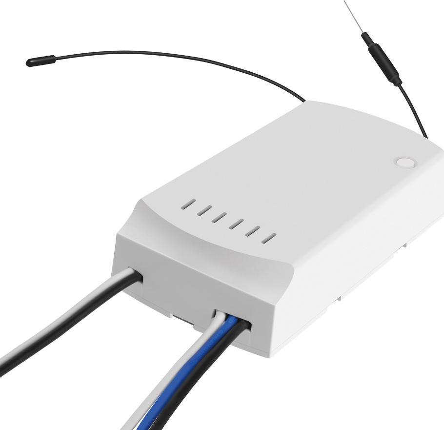Kontrollues ventilatori tavani Sonoff iFan04 H, Wi Fi, me telekomandë, i bardhë