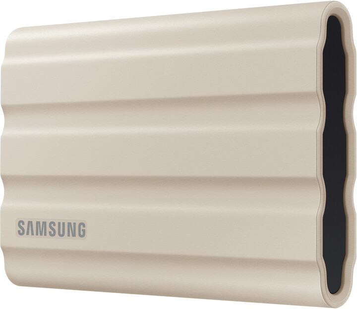 Екстерен диск Samsung T7 Shield, 2TB, беж