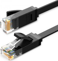 Kabllo rrjeti UGREEN NW102, Ethernet Cat 6, UTP, 1m, i zi
