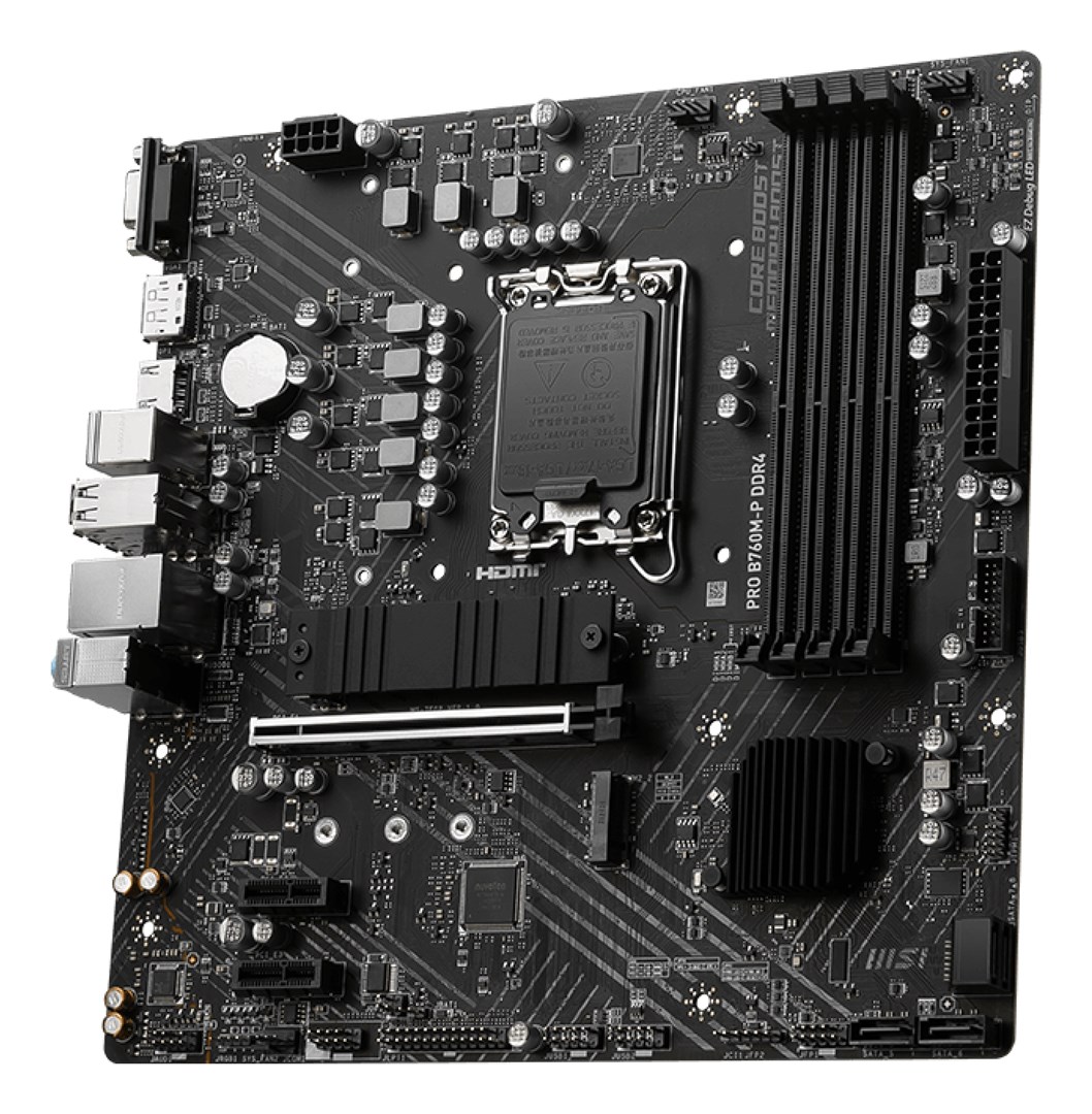 MSI PRO B760M-P DDR4 - motherboard - micro ATX - LGA1700 Socket