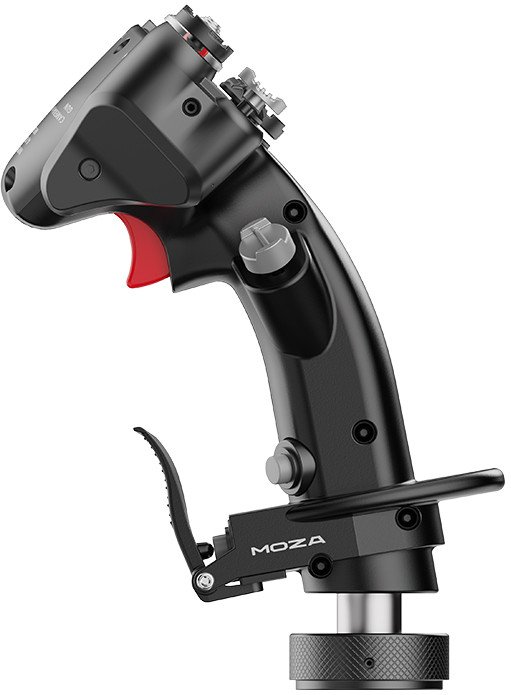 Joystick fluturimi MOZA Racing MH16 Flightstick, për simulator fluturimi, metal, i zi
