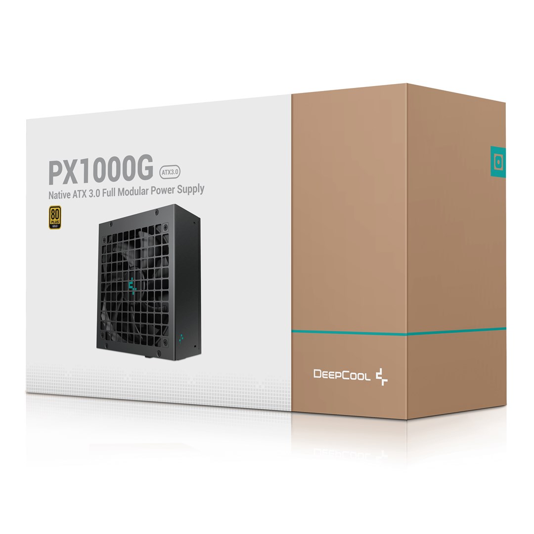 Извор на енергија DeepCool PX1000G, 20+4 pin ATX, 1000 W