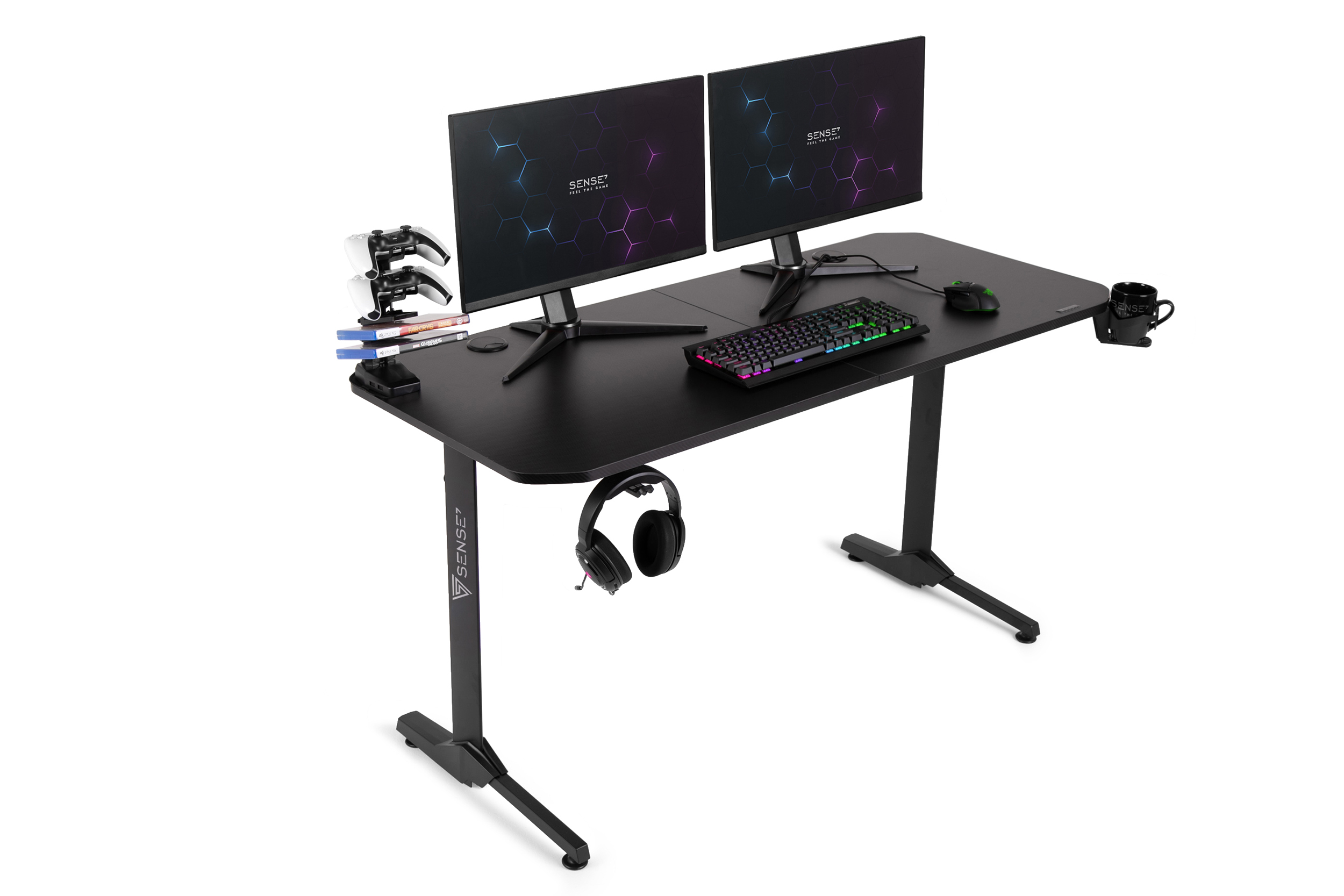 [OUTLET] Tavolinë SENSE7 Nomad Basic, 140cm x 60cm, e zezë