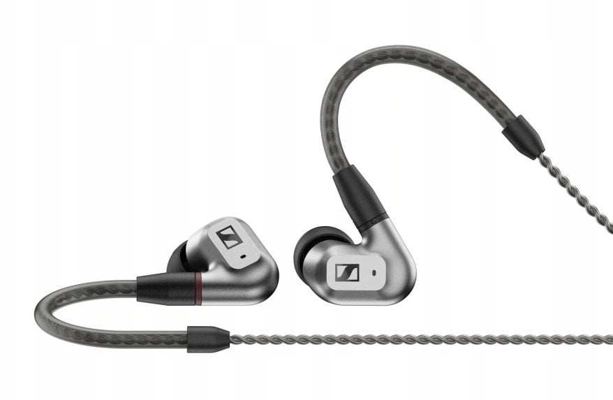 Kufje në vesh Sennheiser IE 200, dinamikë 7 mm, kabëll 3.5 mm, argjendi