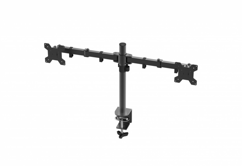 Stativ për dy monitorë Serioux MM1903A, 10" 27", i zi