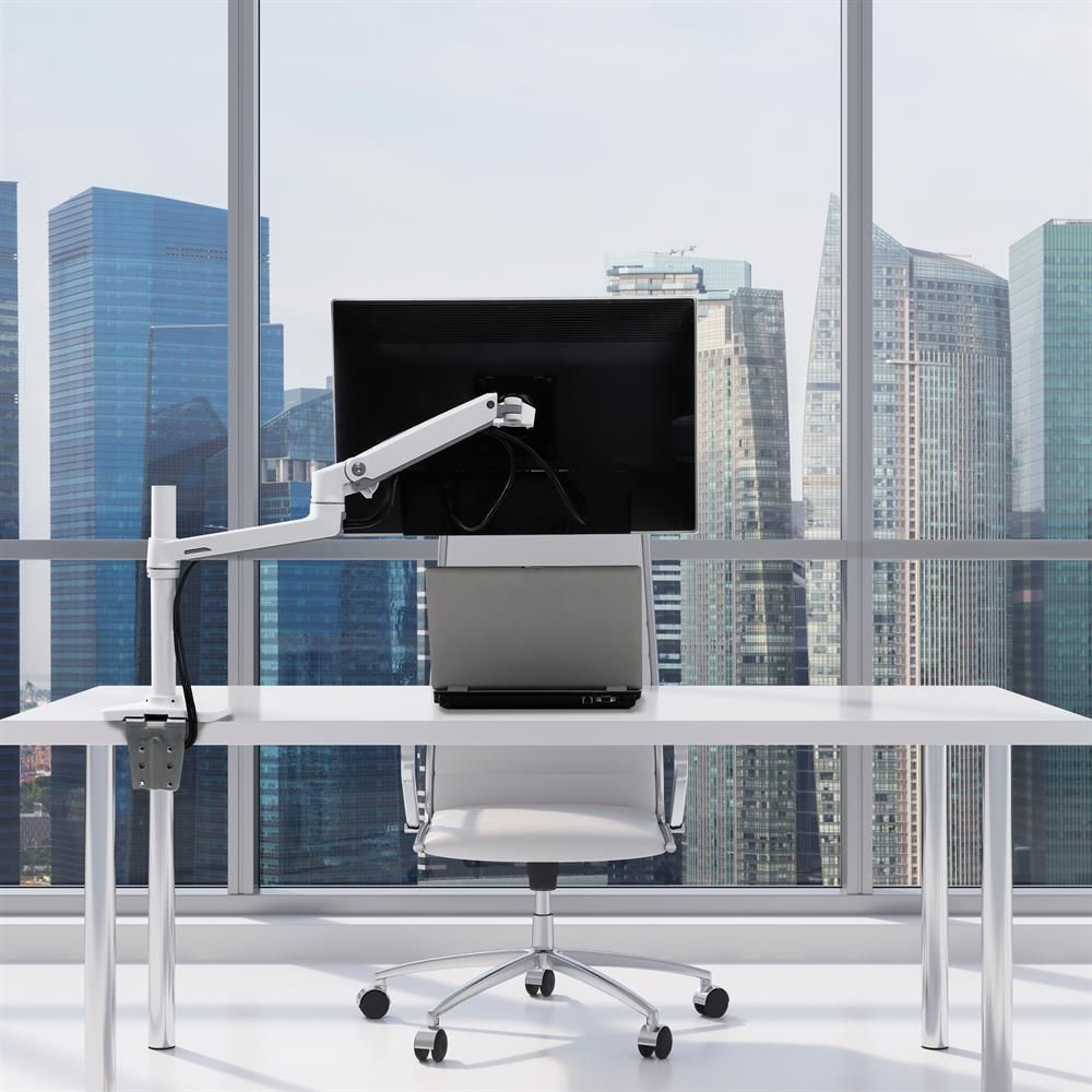 Mbajtës tavoline për monitor Ergotron LX Desk Monitor Arm 45-537-216, deri 34", argjendtë